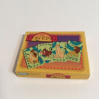 The Lion King Circle Of Life Card Game Disney Vintage 1993 Rare Parker Brothers