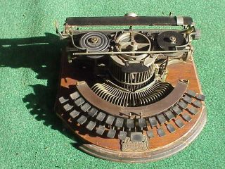Antique Hammond Circular Keyboard Typewriter For Repair