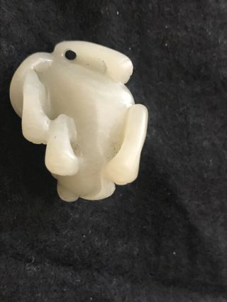 Antique Chinese Nephrite Jade Carved Lion Ming Dynasty和田籽料 32g 6
