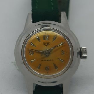 Vintage Ed.  Heuer Automatic Cal 2365 Lady 20 Mm Watch