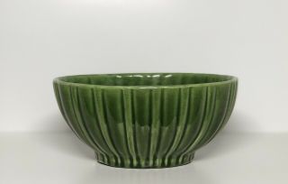Green Mid - Century Vintage Oval Planter - By Haeger Pottery - 4020 - Usa Made