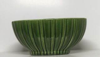 Green Mid - Century Vintage Oval Planter - by HAEGER POTTERY - 4020 - USA Made 2