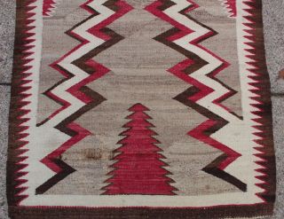 Antique Western Navajo Native American Indian Natural Colors Dazzler Rug NR 4