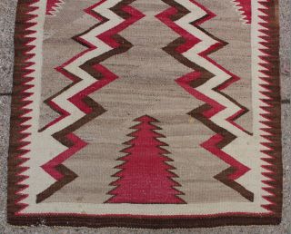 Antique Western Navajo Native American Indian Natural Colors Dazzler Rug NR 6