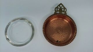 Vintage 1970s Coppercraft Guild Copper Dish 4 1/4 
