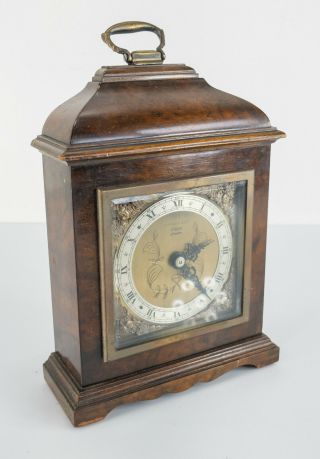 Antique Tiffany & Co Mantle Clock Elliott London Movement Cupids Cherub Mahogany 5