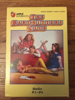 Vintage - The Babysitters Club Books 1986 Boxed Set,  Volumes 1 - 4