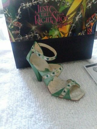 Just The Right Shoe By Raine,  Emerald City (25582),  2006 Rare Vintage Dv55