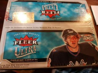 2005 - 06 Fleer Ultra Hockey Retail Box 24 Packs Crosby Rc ? Ovechkin ?