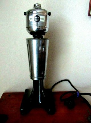 1928 Hamilton Beach Milkshake Machine Black Enamel 2 Speed Cord