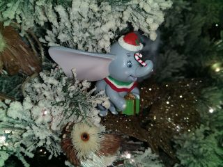 Vintage Grolier Disney Christmas Ornament - Dumbo 1987