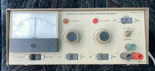 Vintage Collector Item Heathkit Regulated Power Supply Model Ip - 28, .
