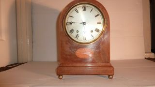 Antique Winterhalder Hofmeier Lancet Clock Musical Chimes G.  W.  O.