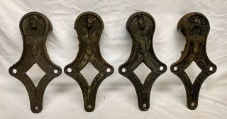 Set Of 4 Antique Allith Prouty Co.  Reliable Hanger Cast Iron Barn Door Rollers