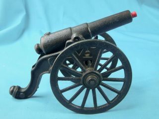 Antique Old Us Copper Cast Iron Black Powder Signal Cannon 2