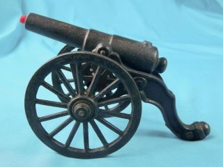 Antique Old US Copper Cast Iron Black Powder Signal Cannon 2 2