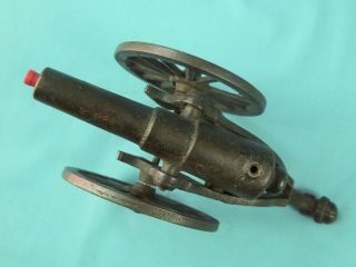 Antique Old US Copper Cast Iron Black Powder Signal Cannon 2 4