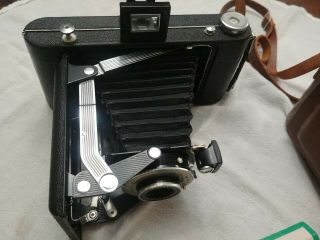 Vintage Kodak Six - 16 Vigilant Folding Camera w leather carrying case & instructi 3