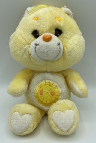 Kenner Care Bears Vintage 1983 Sunshine 13 " Plush Stuffed Toy - F