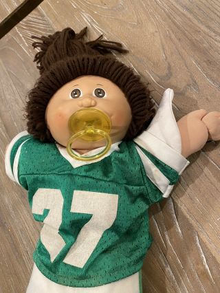 Vintage 1984 Cabbage Patch Kids Football With Pacifier