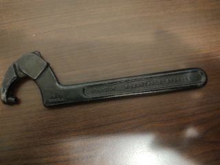 Vintage Jh Williams Adjustable Spanner Wrench 472 - Usa