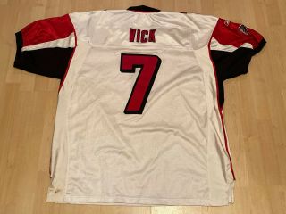 Vintage Michael Vick Atlanta Falcons Reebok Stitched Jersey White Size 3xl 56