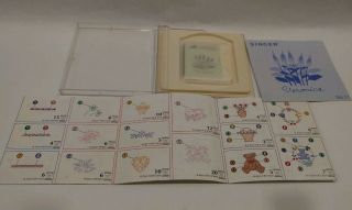 Vintage Singer Embroidery Design Card 11 Veronica Plants,  etc. 3