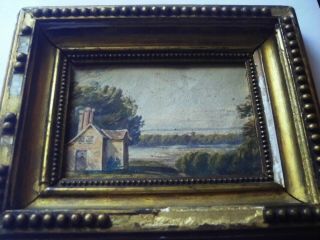 Antique Old Master Charles Peale Landscape Circa 1810