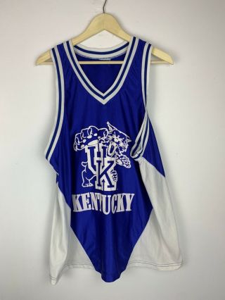 Vtg 90s University Of Kentucky Wildcats Uk Basketball Jersey Sz Xl