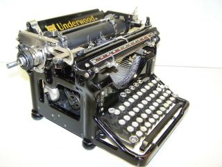 Antique 1934 Underwood Model 6 Vintage Typewriter 44228122 - 11