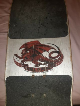/ Vintage Powell Peralta Steve Caballero Chinese Dragon Skate Board 5