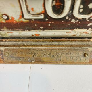 Antique St.  Louis Cash Register Company Cheese Cutter Cash Register Early 1900’s 6