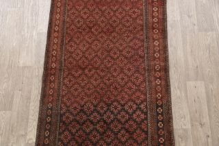 4x7 Vintage Balouch Handmade Traditional Geometric Area Rug Wool Oriental Carpet 3