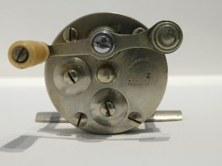 1884 - 1902 Bc Milam And Sons No.  3 Vintage Handmade Baitcaster Reel Frankfort,  Ky