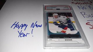 2017 Young Guns 247 Brock Boeser Psa 10 - $5 S&h Canada/usa We Combine S&h