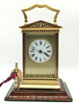 Antique French Carriage Clock C1890.  With Key.  Restored & Serviced Last Month.