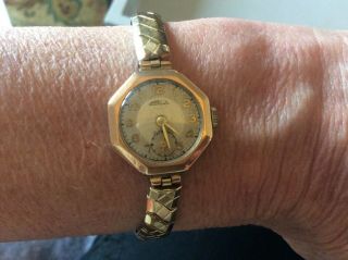 Vintage Arnex 9ct Gold Fully Hallmarked Ladies Cocktail Watch