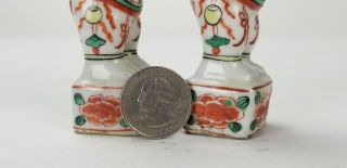 Antique / Vintage Chinese Famille Rose Porcelain Miniature Figurines of Boys 5