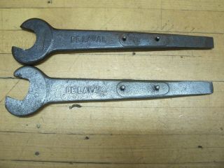 2 Vintage Antique Delaval Cream Separator Wrench Old Farm Tool