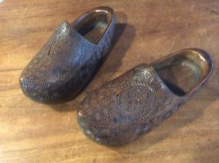 Very Good 19th Century Carved Clogs