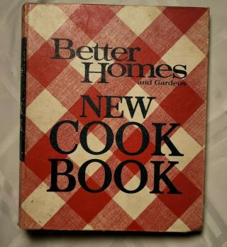 Vintage 1970 Better Homes & Gardens Cookbook 5 Ring Binder 3rd Printing