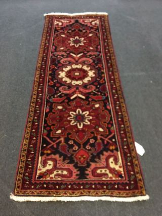 On Vintage Hand Knotted Tribal Area Rug 2’8”x7’3” 3159