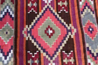 2.  6x11.  6,  FLATWEAVE,  RUNNER RUG,  Vintage Runner,  Wool Rug,  Navajo Rug,  Colorful 3