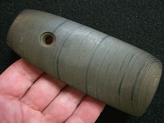 Outstanding Authentic Banded Slate Pendant From La Grange Co. ,  Indiana