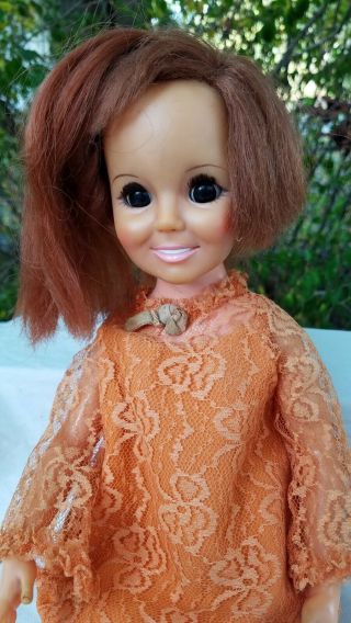 Vintage 1969 Ideal Crissy Doll Growing Hair Dress