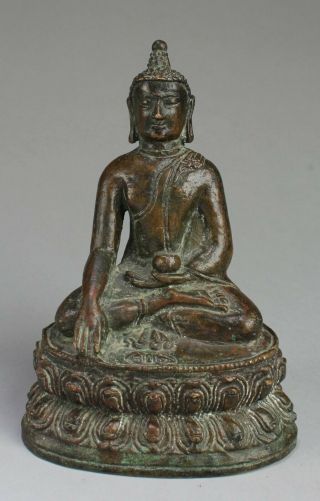 Antique Chinese Bronze Buddha Statue