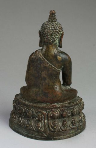 Antique Chinese Bronze Buddha Statue 4