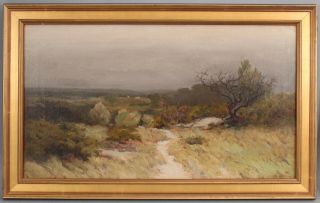 Antique FRANK K M REHN American Impressionist Landscape O/C Oil Painting 2