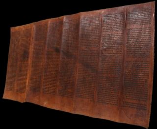 Torah Bible Vellum Jewish Manuscript Leviticus Scroll Judaica 200 Yrs Yemen
