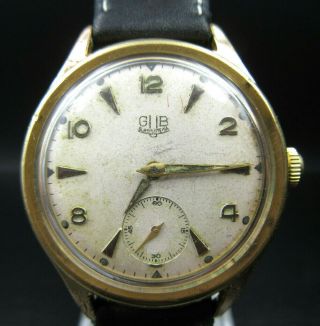 X450⭐⭐ Vintage " Glashütte Gub " Grosse Armbanduhr Handaufzug ⭐⭐